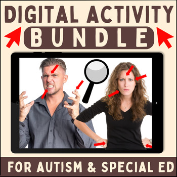 Preview of Digital Activity Bundle for Autism & Special Ed - Social Emotional Learning