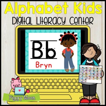 Preview of Digital Activity : Digital Game : Alphabet Kids and Names
