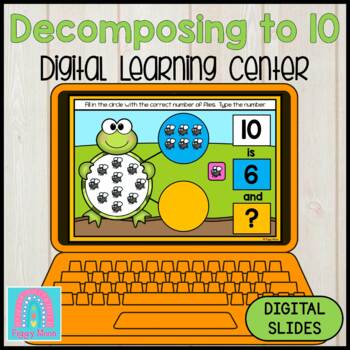 Preview of Digital Activity : Digital Game : MATH : Froggy Decomposing Numbers to 10