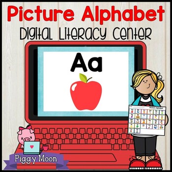 Preview of Digital Activity : Digital Game :  Picture Alphabet and Words