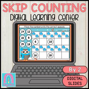 Preview of Digital Activity  : MATH : Winter Owls Skip Counting by 2s
