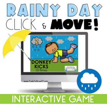 Preview of Digital Activity: Rainy Day- Exercise Fun!