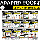 Digital Adapted Books Bundle | Year-Long | Seasonal | Special Ed