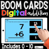 Digital Addition 0 - 10  | Boom Cards™