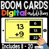 Digital Addition 11 - 20 | Boom Cards™
