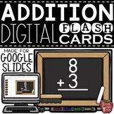 Digital Addition Flash Cards in Google Slides {Answers Included}