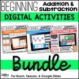Digital Addition & Subtraction Bundle (Seesaw, Boom, Google)