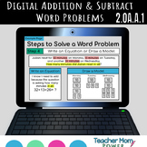 Digital Addition & Subtraction Word Problems {Google Slide