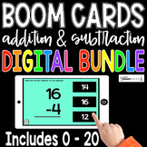 Digital Addition and Subtraction Bundle 0 - 20 | Boom Cards™