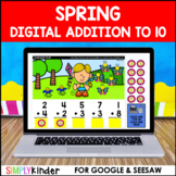 Spring Digital Addition for Google and Seesaw