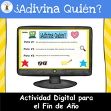 Digital ¿Adivina Quién? End of Year Spanish Activity for G