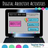 Digital Adjectives Activities {Google Slides} 