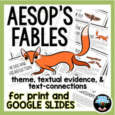 Aesop's Fables Reading Passages and Questions for Google a
