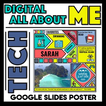 Preview of Digital All About Me Page 
