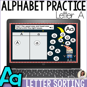 Digital Alphabet Activities | Alphabet Boom Cards | Letter A | TpT