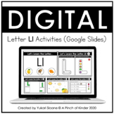 Digital Alphabet Activities (Google Slides™) - Letter Ll