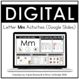 Digital Alphabet Activities (Google Slides™) - Letter Mm