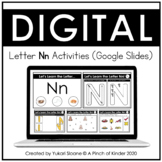 Digital Alphabet Activities (Google Slides™) - Letter Nn