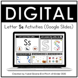 Digital Alphabet Activities (Google Slides™) - Letter Ss