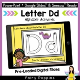 Digital Alphabet Activities | Letter Dd - Distance Learning