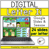 Digital Alphabet Activities - Letter Ii for GOOGLE SLIDES 