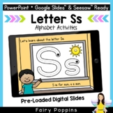 Digital Alphabet Activities | Letter Ss - Distance Learning