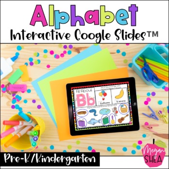 Preview of Digital Alphabet Activities for Distance Learning on Google