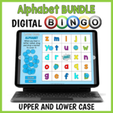 Digital Alphabet BINGO Game BUNDLE - Upper & Lower Case Letters