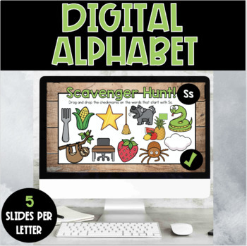 Preview of Digital Alphabet Letter S FREEBIE