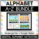 Digital Alphabet Literacy Activities | Letters A-Z Bundle 