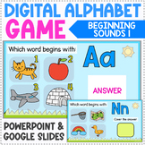 Digital Alphabet Review Game - Beginning Sounds 1 - Whole 