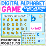 Digital Alphabet Review Game - Lowercase Letter Recognition