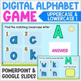 Digital Alphabet Review Game - Uppercase and Lowercase Letters 1