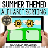 Digital Alphabet Summer Sun Sorting