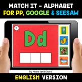 Digital Alphabet Word Work for Google and Seesaw - Distanc