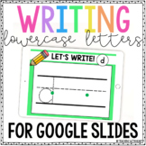 Digital Alphabet Writing Activities for Google Slides | Di
