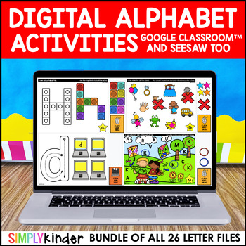 Preview of Digital Resources: Alphabet Activities for Preschool and Kindergarten