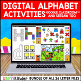 Digital Alphabet for Google Classroom & Seesaw