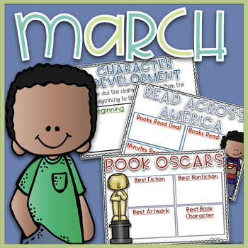 Preview of Editable Digital Anchor Charts| March |Google Slides| Distance Learning