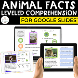 Digital Animal Facts Leveled Comprehension (Digital Compre
