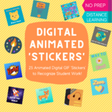 Digital Animated Stickers for Big Kids - Distance Learning
