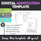 Digital Annotation Template