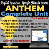 Digital Anthem Complete Unit Ayn Rand: Guides, Activities,