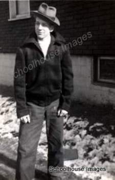 Preview of Digital Antique Image Young Man in High School 1948