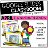 Digital April Math and ELA Review 