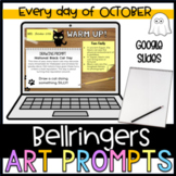 Digital Art Bell Ringers Daily Sketchbook Warm Ups Hallowe