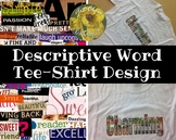 Digital Art 'Descriptive Word Tee-Shirt Design' Using Phot