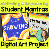 Digital Art Lesson - Motivating and Empowering Mantras - M