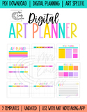 Art Teacher Digital Planner | 2023 | Undated | PDF Download