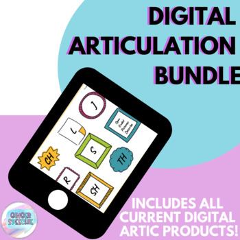 Preview of Digital Articulation Bundle | No Prep, No Print | Distance Learning